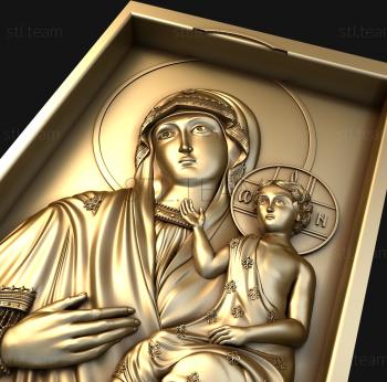 3D model Vladimirskaya Mother of God (STL)